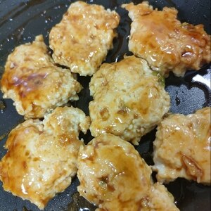 フライパンで焼く　鶏つくね　コツがいろいろ